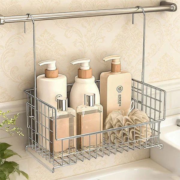 Stainless Steel Wall Mounted Countertop Dual Purpose Storage Rack